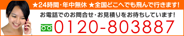 お電話でのお問い合わせ：0120-803887