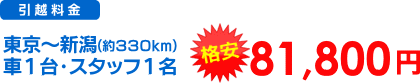 引っ越し料金